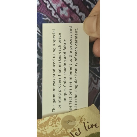 One World‎ lives and let live Paisley Scoop Neck Tunic knit embellished top 2X - Picture 8 of 8